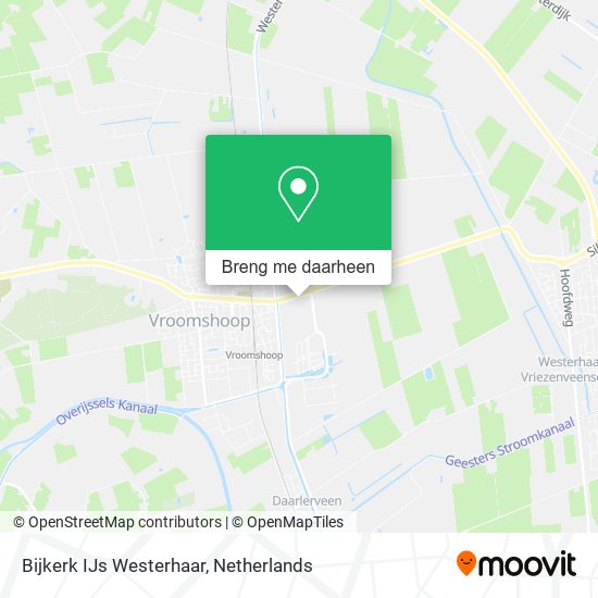 Bijkerk IJs Westerhaar kaart