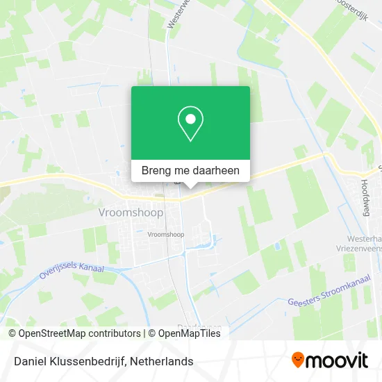 Daniel Klussenbedrijf kaart