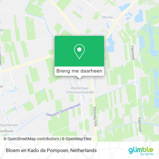 Bloem en Kado de Pompoen kaart