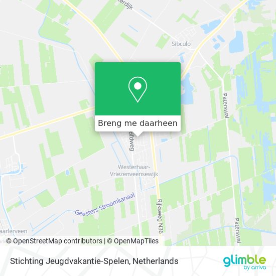 Stichting Jeugdvakantie-Spelen kaart