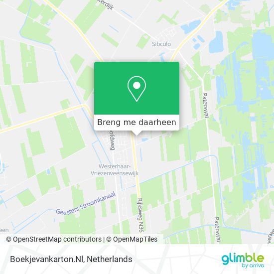 Boekjevankarton.Nl kaart