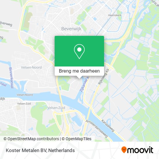 Koster Metalen BV kaart