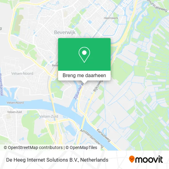 De Heeg Internet Solutions B.V. kaart
