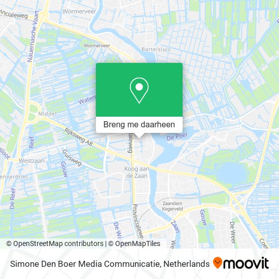 Simone Den Boer Media Communicatie kaart