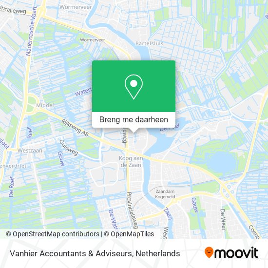 Vanhier Accountants & Adviseurs kaart