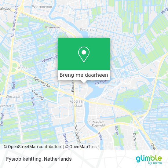 Fysiobikefitting kaart