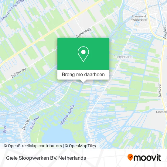 Giele Sloopwerken BV kaart