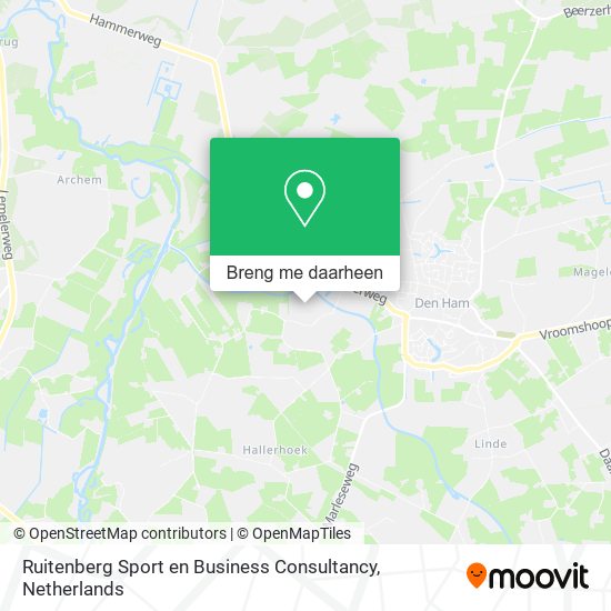 Ruitenberg Sport en Business Consultancy kaart