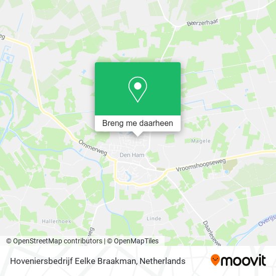 Hoveniersbedrijf Eelke Braakman kaart