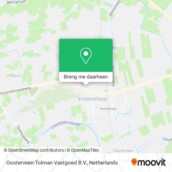 Oosterveen-Tolman Vastgoed B.V. kaart