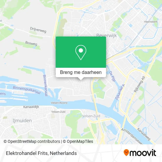 Elektrohandel Frits kaart