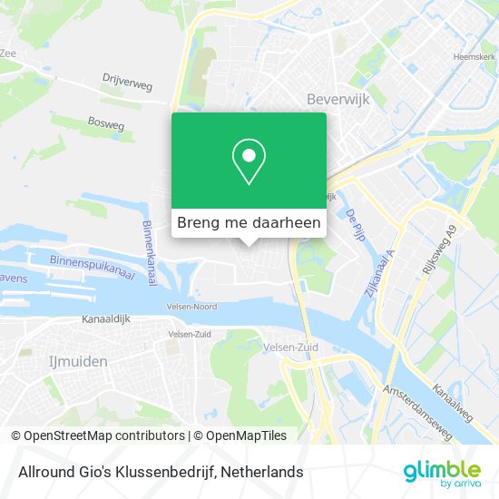 Allround Gio's Klussenbedrijf kaart