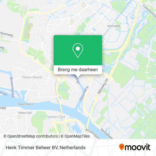 Henk Timmer Beheer BV kaart