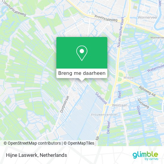 Hijne Laswerk kaart