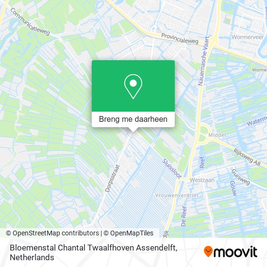 Bloemenstal Chantal Twaalfhoven Assendelft kaart