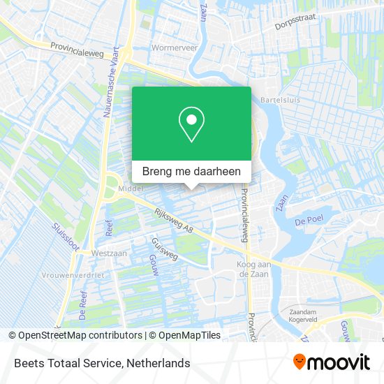 Beets Totaal Service kaart
