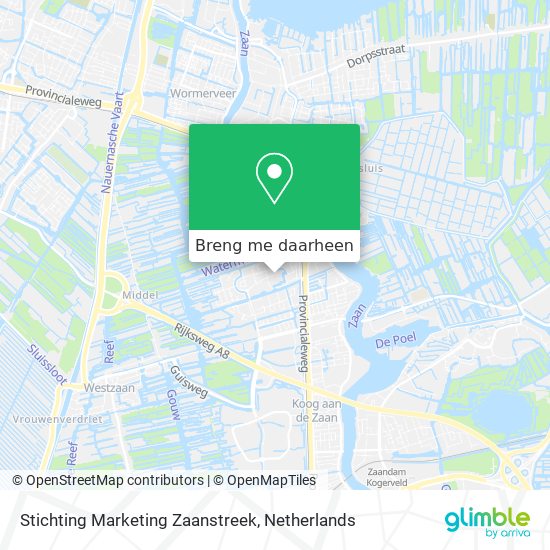 Stichting Marketing Zaanstreek kaart