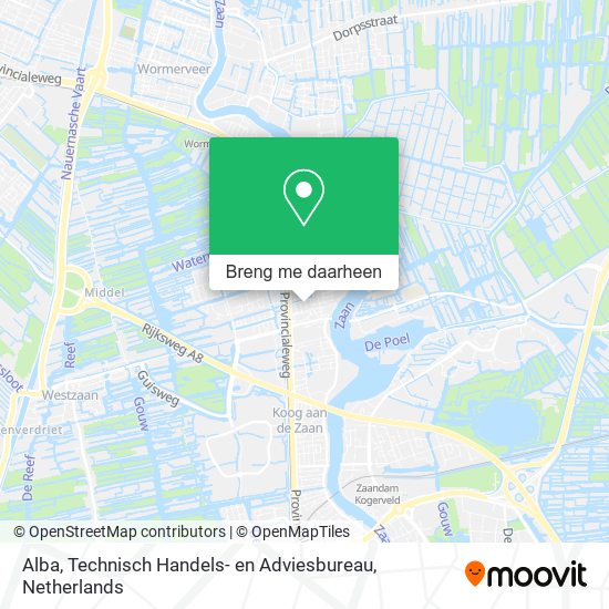 Alba, Technisch Handels- en Adviesbureau kaart