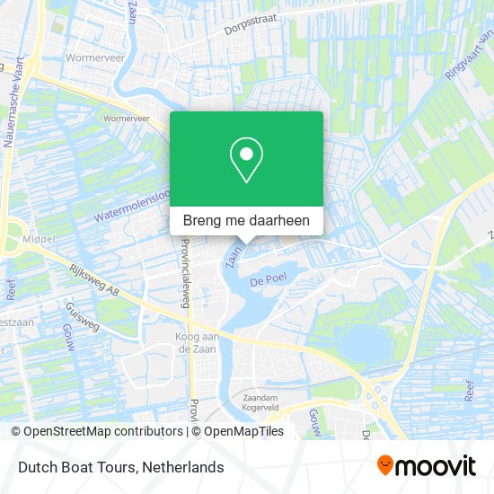 Dutch Boat Tours kaart