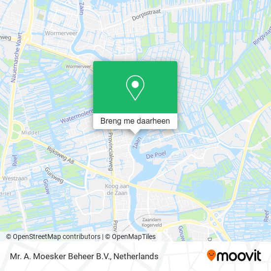 Mr. A. Moesker Beheer B.V. kaart