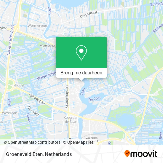 Groeneveld Eten kaart