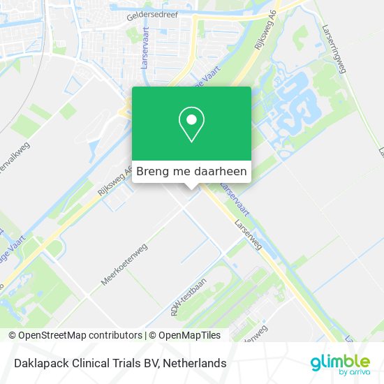 Daklapack Clinical Trials BV kaart