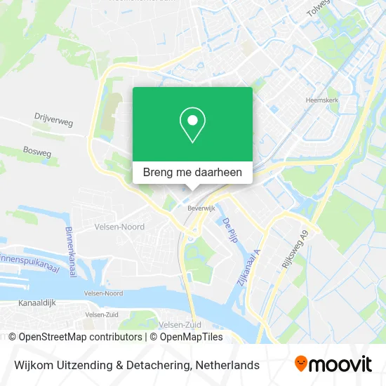 Wijkom Uitzending & Detachering kaart