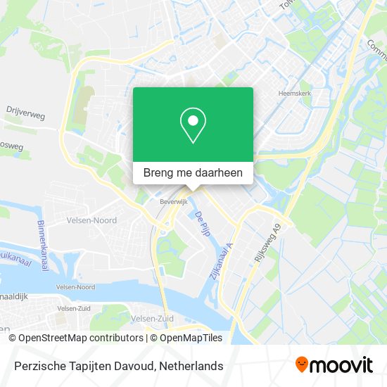 Perzische Tapijten Davoud kaart