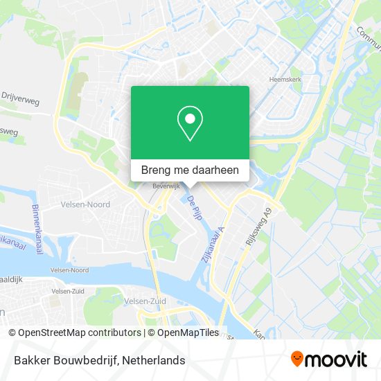 Bakker Bouwbedrijf kaart