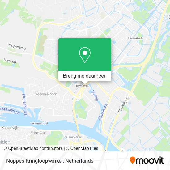 Noppes Kringloopwinkel kaart