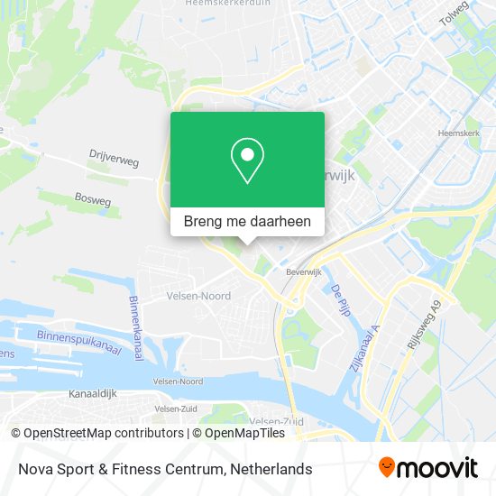 Nova Sport & Fitness Centrum kaart