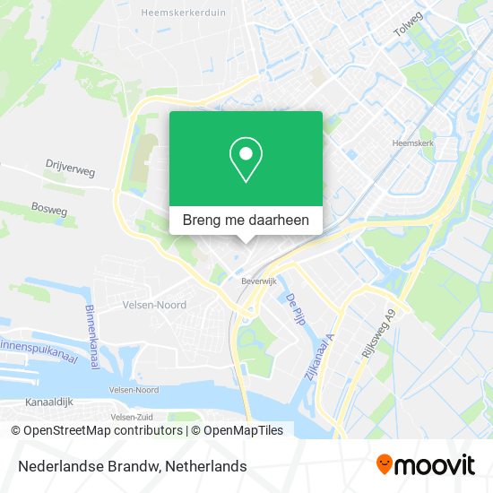 Nederlandse Brandw kaart