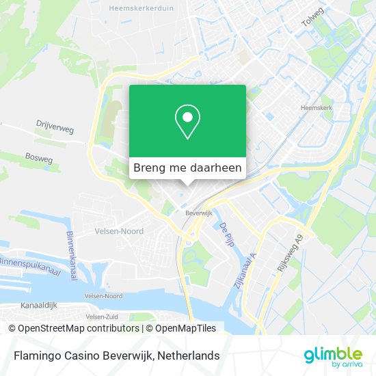 Flamingo Casino Beverwijk kaart