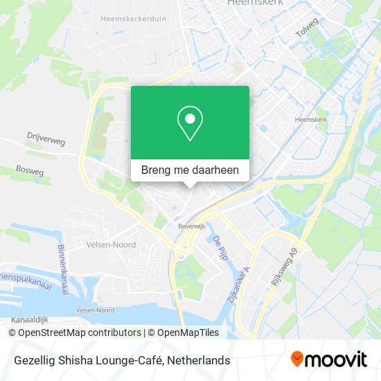 Gezellig Shisha Lounge-Café kaart