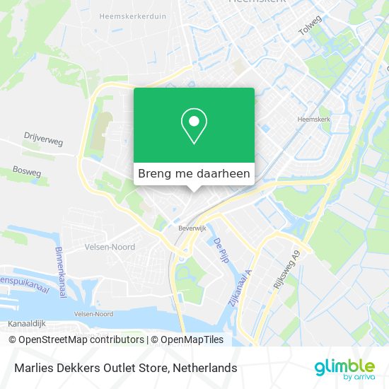 Marlies Dekkers Outlet Store kaart