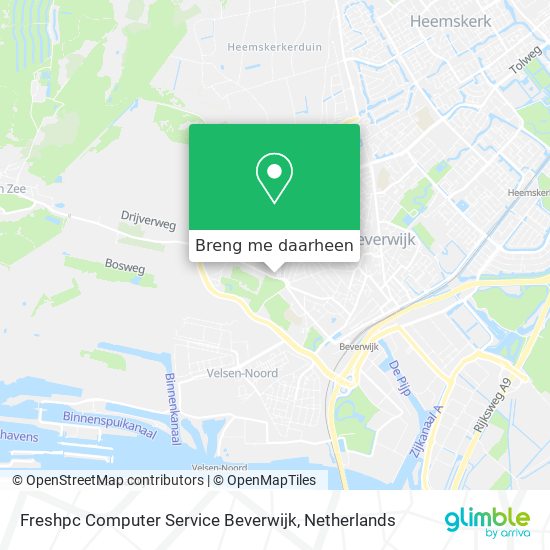 Freshpc Computer Service Beverwijk kaart