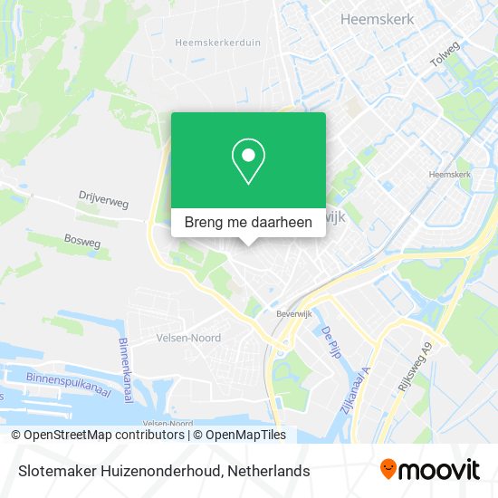 Slotemaker Huizenonderhoud kaart