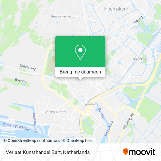 Verlaat Kunsthandel Bart kaart