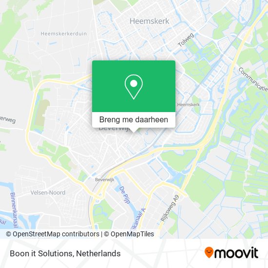 Boon it Solutions kaart