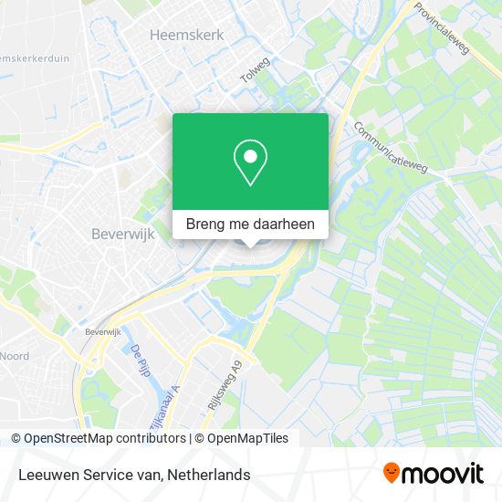 Leeuwen Service van kaart