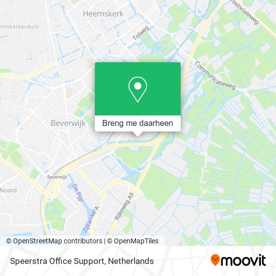 Speerstra Office Support kaart