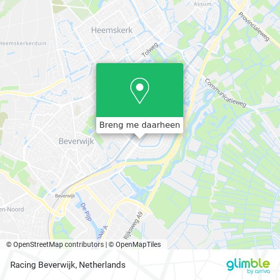 Racing Beverwijk kaart