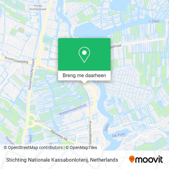 Stichting Nationale Kassabonloterij kaart