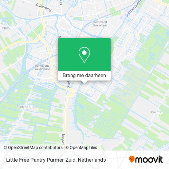Little Free Pantry Purmer-Zuid kaart
