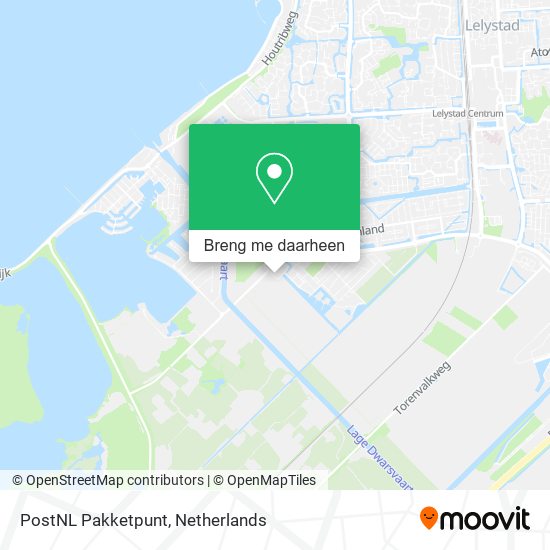 PostNL Pakketpunt kaart