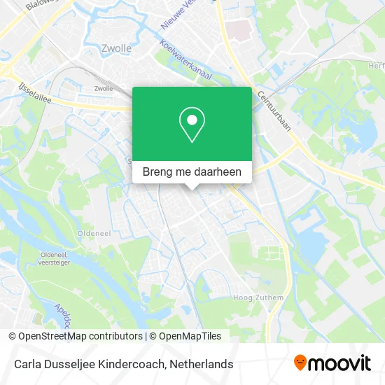 Carla Dusseljee Kindercoach kaart