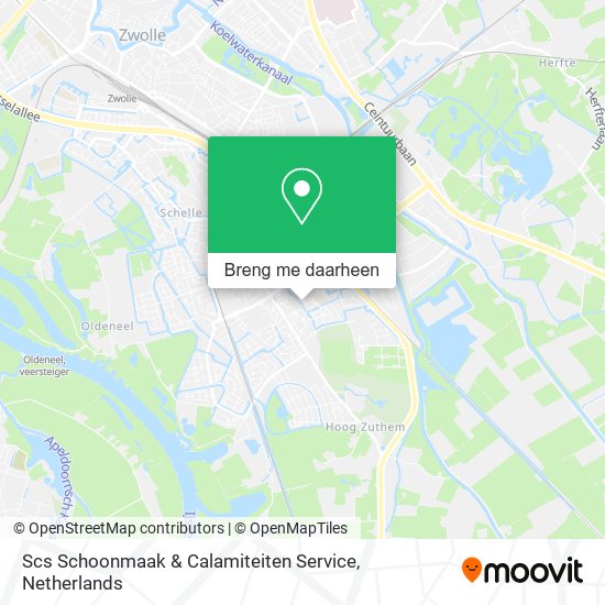 Scs Schoonmaak & Calamiteiten Service kaart