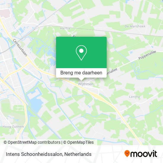 Intens Schoonheidssalon kaart