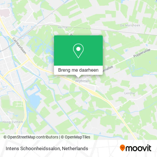 Intens Schoonheidssalon kaart
