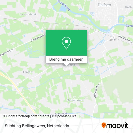 Stichting Bellingeweer kaart